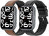 2 Pack Wrist Strap for Popglory P66/NiUFFiT P66/Ddidbi P66D/Aptkdoe P66D/Nerunsa P66D Smart Watch Bands Replacement