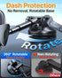 Cell Phone Holder for Car with 360° Rotatable Stand, Military-Grade Suction, Flexible Telescopic Arm, Black