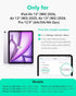 ESR 13 Inch M4/M3/M2 (2026/2025/2024), 12.9 for iPad Air Case iPad Pro Case, Powerful Magnetic Attachment, Slim Trifold