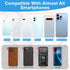SHANSHUI Phone Card Holder, 3 Pack Premium Silicone Credit Card Holder for Cell Phone Wallet, Compatible with iPhone,