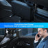 Multi Car Retractable Backseat Charger - 5 in 1 Charging Station Box for iPhone/Samsung, 60W Cigarette Lighter Adapter