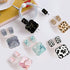 Cute DIY Cable Protector for iPhone Charger, Kawaii Luxurious Marble Pattern Data Line Saver for iPhone 11 12 13 14 Pro