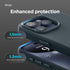 elago Magnetic Leather Case for iPhone 15 Pro, Compatible with MagSafe Accessories, 6.1 inch - Vegan Leather,