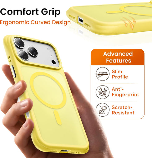 ORNARTO 17 7X 17 6.9", Magnetic for iPhone Pro Max Case, Military-Grade Drop Protection, Compatible with MagSafe, Slim