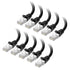 Cable Matters 10Gbps 10-Pack Snagless Short Shielded Cat 6A Ethernet Cable -