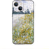 Claude Monet iPhone 15 Case, Banks of The Seine at Vetheuil Nature Landscape, Shockproof Protective Cover for Women