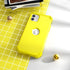 IDweel iPhone 11 Case - Yellow, 3-in-1 Hybrid, Shockproof, Slim Fit, Heavy Duty, with Tempered Glass Screen Protector.