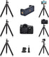 Phone Mini Tripod - Ruittos Premium Flexible Mobile Phone Stand for iPhone Samsung Go Pro, Small Digital Camera (Black)