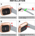Meliya Silicone Bands Compatible with Fitbit Versa 2, Adjustable Sport Replacement Wristbands for Fitbit Versa 2 /