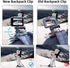 SUREWO 360° Rotation Backpack Strap Mount Quick Clip for GoPro Hero 13, 12, 11, 10, 9, 8, 7, 6, 5, 4, DJI Osmo Action