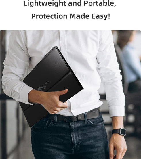 Ingnok YN02D/YN02B Portable Monitor Cover Stand - Applicable to Smart Cover with Ultra-Thin & Ultra-Light Design