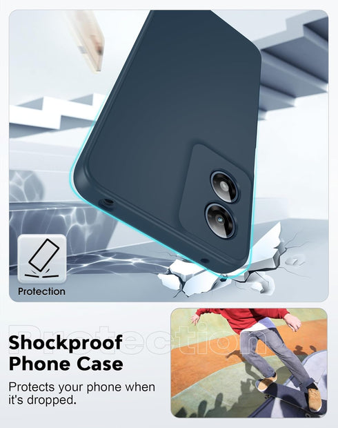 LeYi Moto-G-Play-2024 (XT2413): 2024 4G 2024, for Case Motorola G Play Case with Soft Liquid Silicone Shockproof, Slim