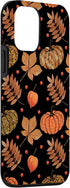 iPhone 12 mini Case - Fall Leaves and Pumpkins Pattern Halloween Autumn Gifts