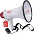 Pyle Megaphone Speaker PA Bullhorn with Built-in Siren - Adjustable Volume Control & 1200 Yard Range for Coaches & Fans