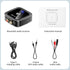 SONRU 6.0 24-Hour 3.5mm/RCA, Bluetooth Receiver, Bluetooth Adapter for Old Receiver, Low Latency, Battery Life with AUX