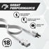 THE CIMPLE CO 15 3 C13 5-15P C13 320-15 (4 FT - Prong AC Power Cable for Computer, Medical, Server, & Desktop - Power