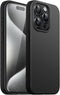 JETech iPhone 15 Pro Case, 6.1-Inch, Black Silicone, Full-Body Protection, Shockproof, Silky-Soft Touch.