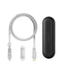 Rolling Square inCharge XL 6-in-1 Multi Charging Cable, 100W Ultra-Fast Charging Power, 6.5 Ft/2m, Glacier White