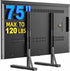 EZISE Universal TV Stand Legs for 35-75 Inch LCD/LED/OLED TVs, Tabletop TV Mount