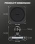 APPS2Car 1" 17-12 Heavy Duty Magnetic Phone Holder Base with Ball for MagSafe iPhone Series, Compatible with RAM mounts