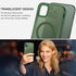 BENTOBEN iPhone 11 Pro Max Case - Dark Green, Translucent Matte, Shockproof, MagSafe Compatible, 6.5" Protective Cover.