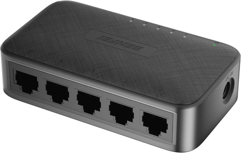 BENFEI 5-Port Gigabit Ethernet Switch, Wall Mount & Desktop Network Switch Hub, Ethernet
