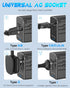 URJD 6.0A 30W 5 2500W 110V 220V 200+ Countries Universal Travel Adapter, USB C/A Ports + AC Outlets, International