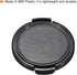 PATIKIL Camera Lens Cap, 2 Pack Sides Pinch Front Lens Cover with Microfiber Cleaning Cloth for 52mm Thread Universal