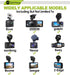 S503 Suction Cup Dash Cam Mount Holder (5th Gen) with 3pcs 360 Rotating Joints for Rove, Nexar, Z-Edge, Kingslim
