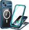 Lanhiem Magnetic iPhone 15 Case, IP68 Waterproof Dustproof with Built-in Screen Protector - 6.1 inch