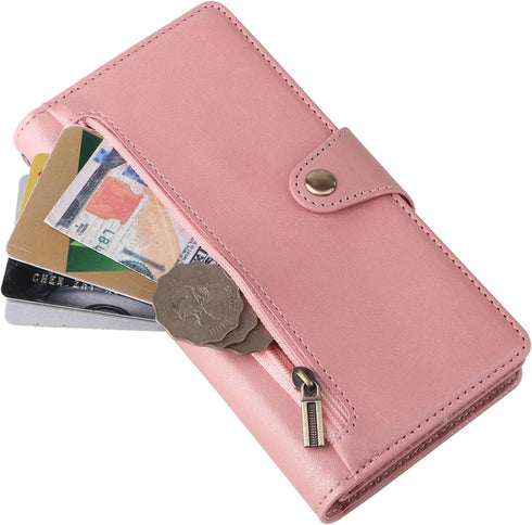 Asuwish Samsung Galaxy A71 5G Phone Case, Wallet Cover with Tempered Glass Screen Protector, Leather Flip Credit Card