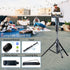 Fugetek 51" Professional Selfie Stick Tripod, Lightweight Aluminum Stick & Legs, Detachable Bluetooth Remote, Black