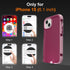 Follaroma 15 15, 6.1", for iPhone Case, Compatible with MagSafe, Heavy Duty Shockproof Protective Phone Case, Anti-Drop