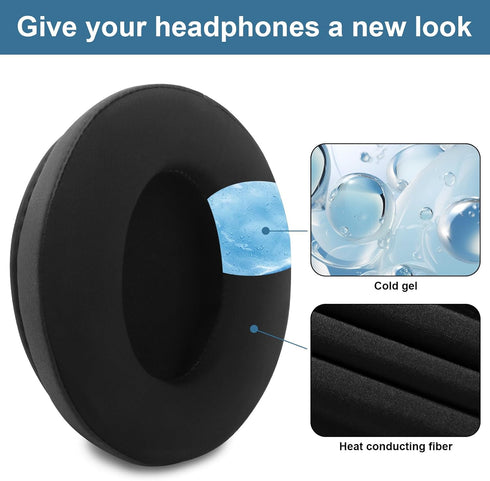 Hyper X Cloud Alpha Cooling Gel Ear Pads, Compatible with Hyper X Cloud Stinger/Flight/II/Alpha Headsets