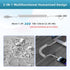 USB to USB-C and Lightning Cable Combo, 2 in 1 Coiled Cable for Apple Carplay & Android Auto, Fast Charge