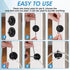 AojSup (60 43 mm) Magnetic Zip Tie Mount, Multipurpose Cable Holder, Magnets Magnetic Wire Management Bases with Heavy