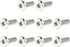uxcell 10 Pieces M4 x 10mm TV Mount Screws, Stainless Steel, Silver Tone for Computer TV LCD Monitor