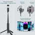 Selfie Stick Tripod with Remote, Aluminum Alloy Phone Tripod, Bluetooth Remote and 270° Rotation Stand for