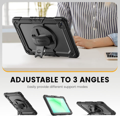 timecity A11+ A9+ 11 Inch Case for Samsung Galaxy Tab Plus / Plus - Heavy Duty Protective Cover with Screen Protector