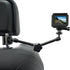 Car Headrest Camera Mount for GoPro/Insta 360/DJI OSMO, 10 inch Length Magic Arm, Aluminum Alloy