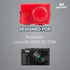 MegaGear MG1262 Ever Ready Leather Case for Panasonic Lumix DC-ZS80, DC-ZS70, DC-TZ95, DC-TZ90 - Red