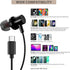 USB C Headphones for Samsung S24 Ultra S23 Fe, Type C Earphones with Microphone for iPhone 15 Pro Max Plus HiFi Stereo Volume Skip Magnet in Ear Wired Earbuds for Galaxy S24+ S22 Flip 5 Pixel 8 7 Pro