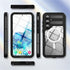 Designed for Galaxy S24+ Plus Case - Black Waterproof Case with Built-in Screen Protector, IP68 Underwater Shockproof