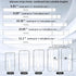 UKON Silicone Phone Grip,2 PCS Phone Strap Reusable Finger Holder with Three Short Silicone Strips DIY Combination to Fit 4.5"-7.5" Phone Case for Travel Shopping Office(White)