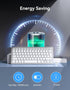 TECKNET 2.4G Wireless Keyboard, Ultra Slim Compact USB Keyboard with Media Hotkeys, Silent for Laptop PC Desktop Smart