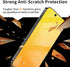2 Pack Privacy Screen Protector for iPhone 14 / iPhone 13 / iPhone 13 Pro, Anti-Spy Tempered Glass, Gradient Colorful