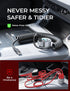 LISEN 65W USB C Car Charger, Fast Charging Adapter for iPhone 15/15 Pro Max, PD & QC3.0 Type C Car Charger