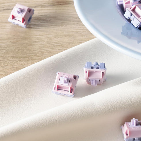AKKO V3 Fairy Linear Silent Keyboard Switch, 5-Pin 50gf Quiet Switches for Mechanical Gaming Keyboard (45pcs)