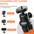 Aureday Phone Tripod, Flexible Tripod for iPhone and Android, Portable with Wireless Remote and Clip for Video