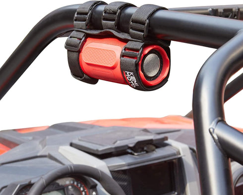 KEMIMOTO UTV Speaker Mount, Adjustable 2 Strap Style Portable Speaker Holder for 1.5" to 2.5" Roll Bar, Compatible with